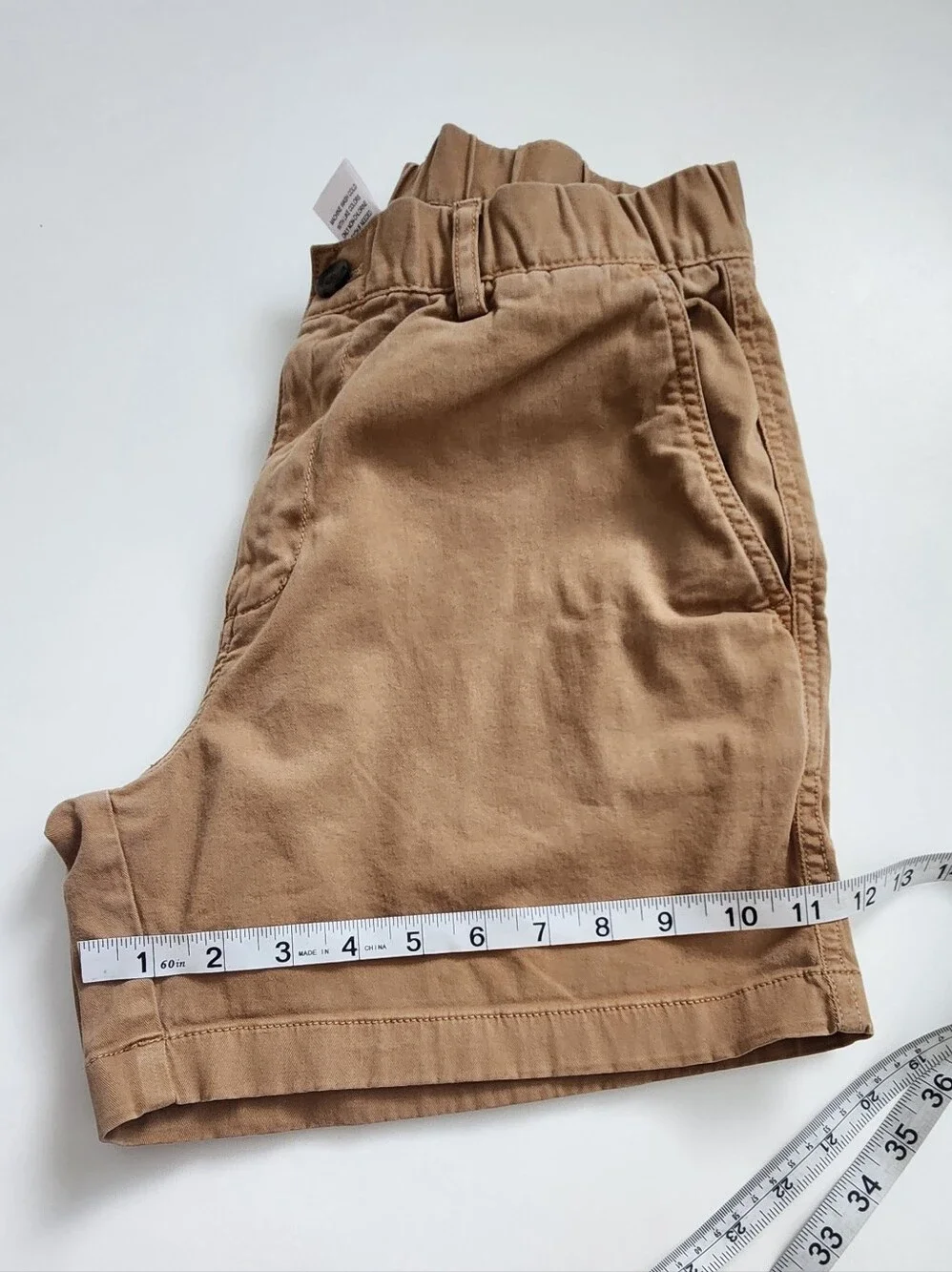 Bearbottom Clothing Stretch Short Khaki Tan Size Medium 5.5 Inseam